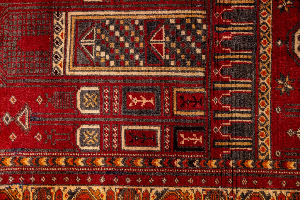 Semi-Antique Persian Baluchi Wool Rug 118cm x 74cm