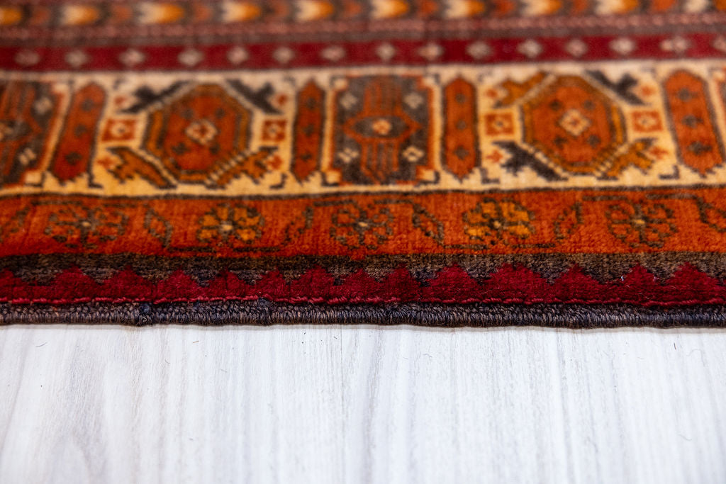 Semi-Antique Persian Baluchi Wool Rug 118cm x 74cm