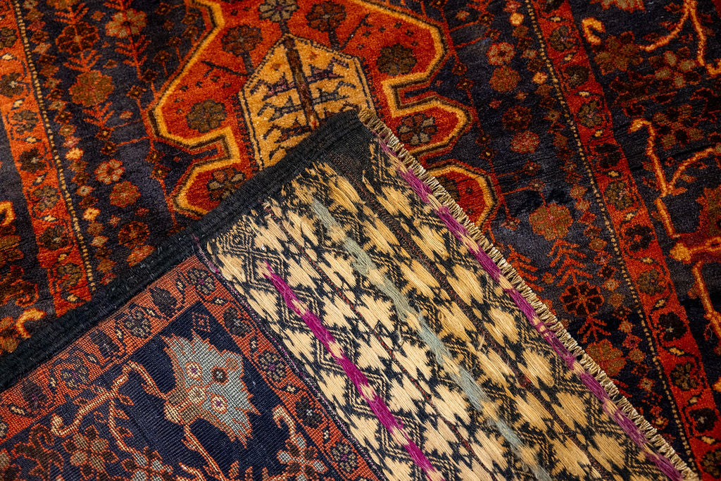 Vintage c.1970's Persian Baluchi Wool Rug 140cm x 90cm