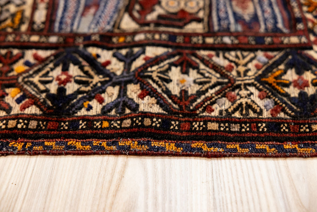 Tribal Persian Sumak Wool Rug 175cm x 127cm
