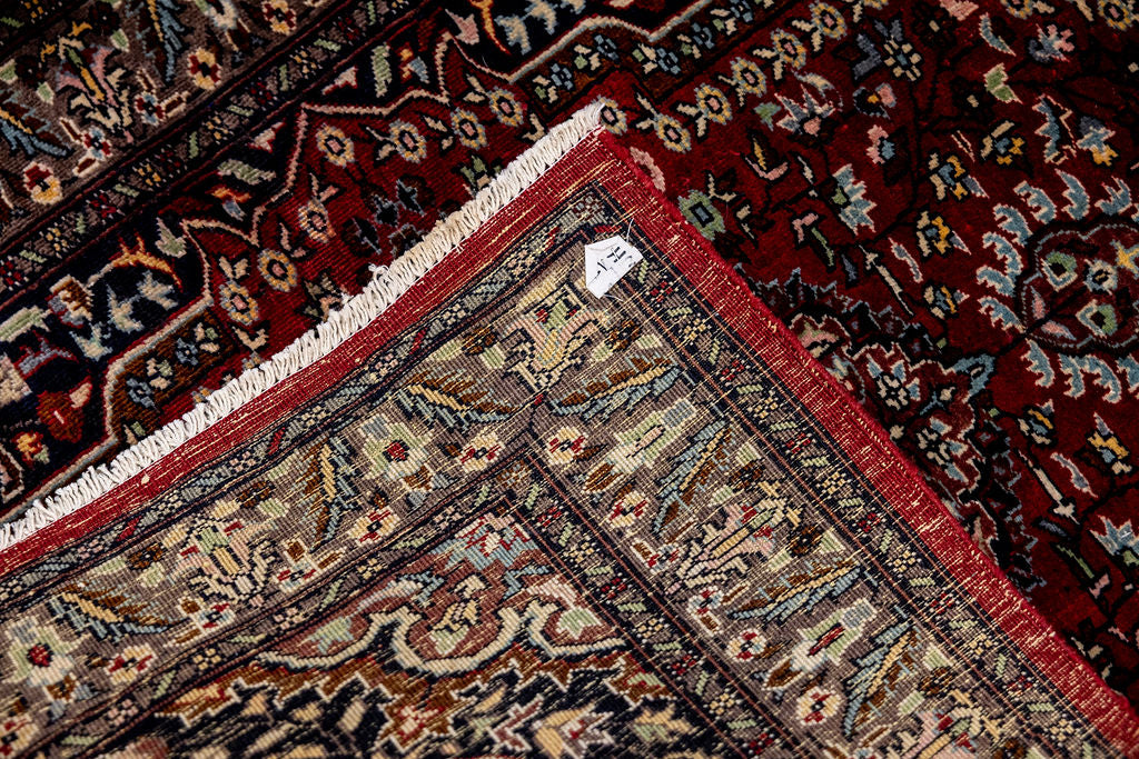 Red Persian Kashan Wool Rug 111cm x 78cm
