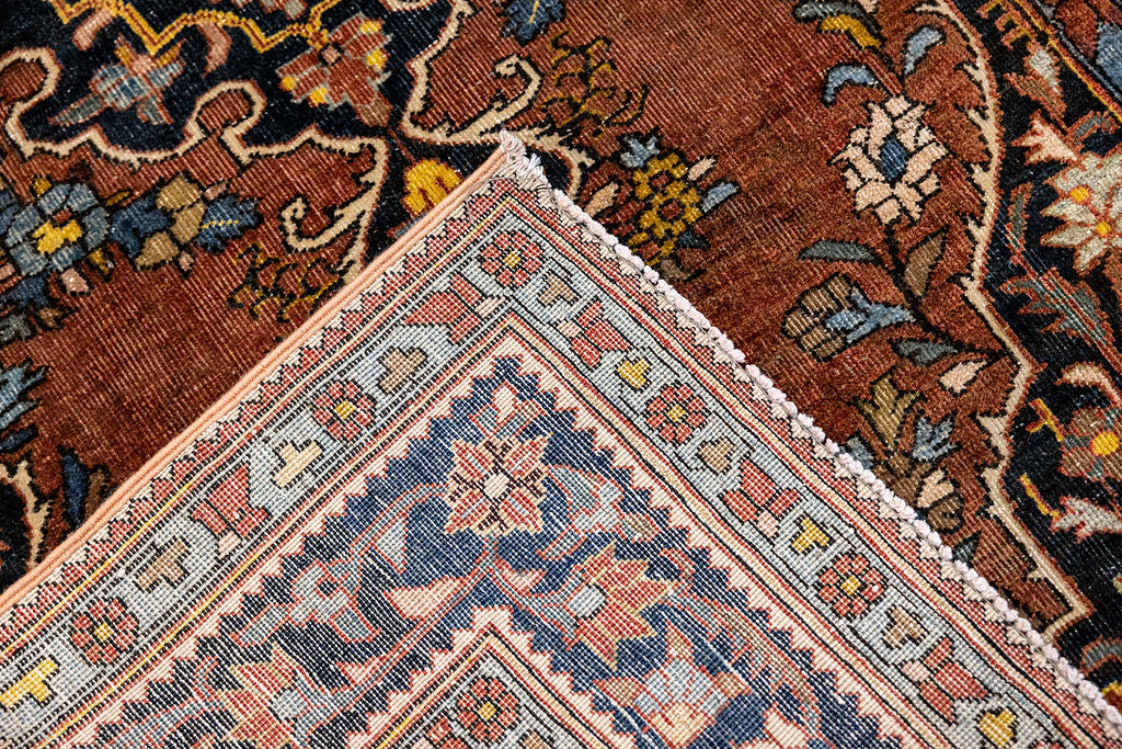 Vintage c.1960's Persian Hamadan Wool Rug 197cm x 123cm