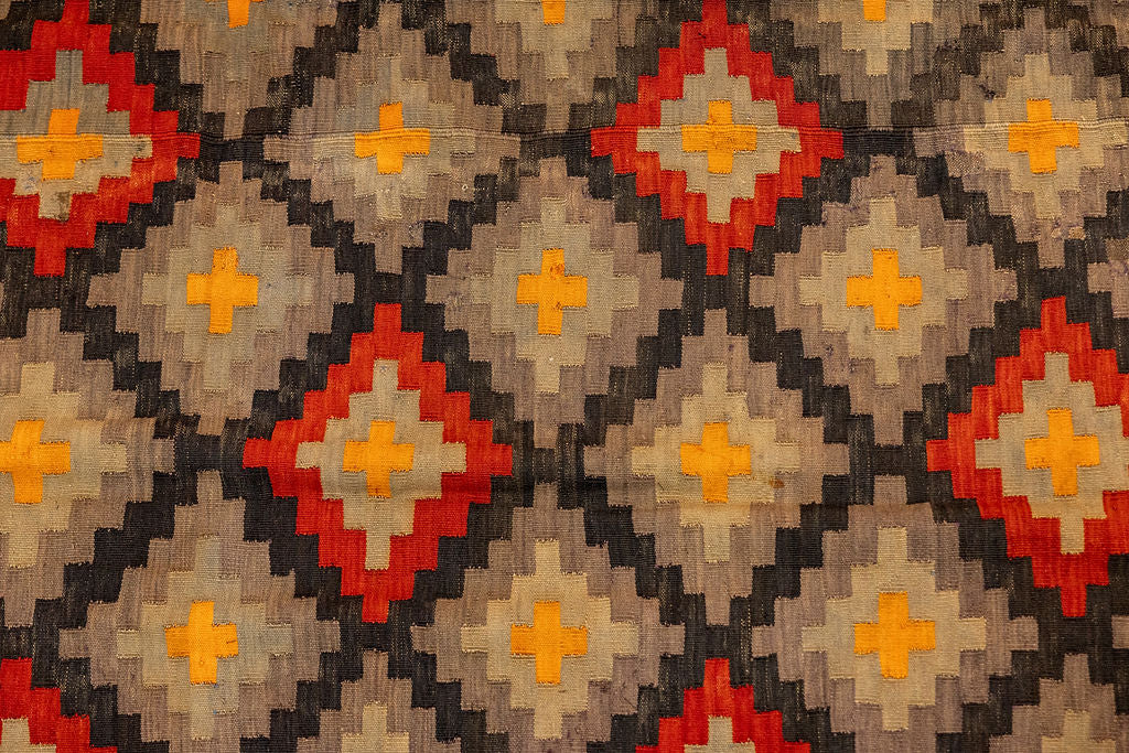 Multicolour Vintage Persian Wool Kilim 288cm x 190cm