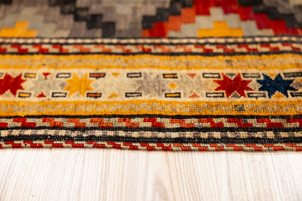Multicolour Vintage Persian Wool Kilim 288cm x 190cm