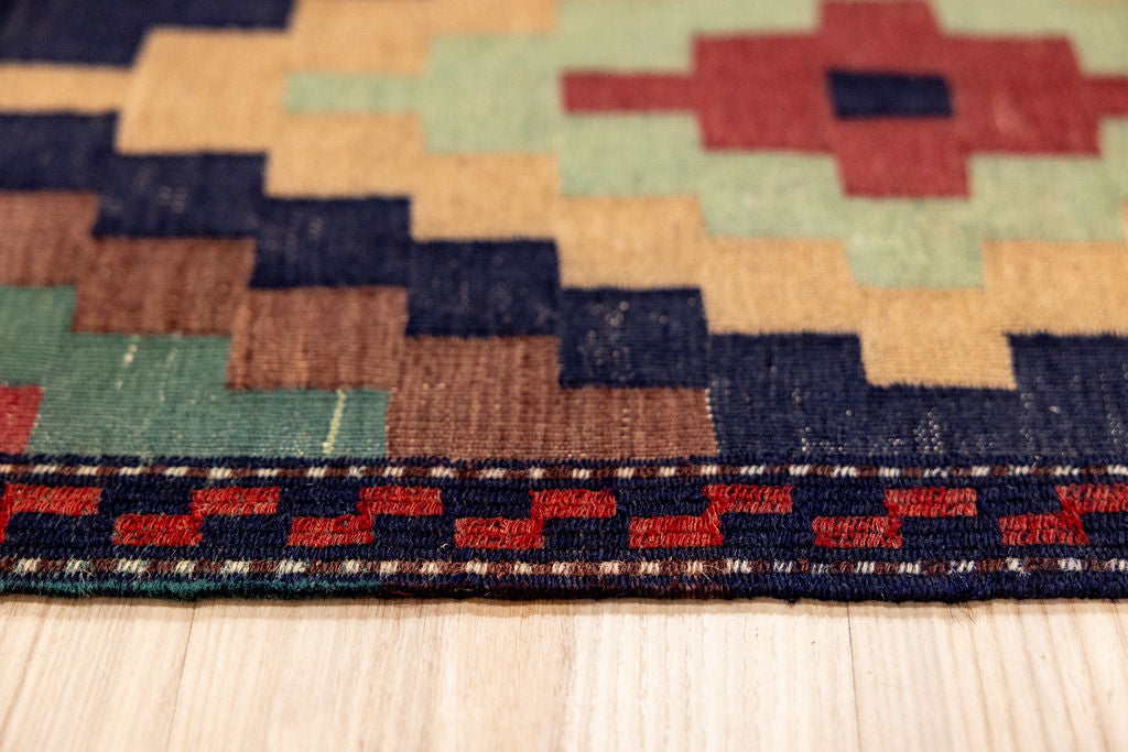 Multicolour Vintage Persian Wool Kilim 288cm x 185cm