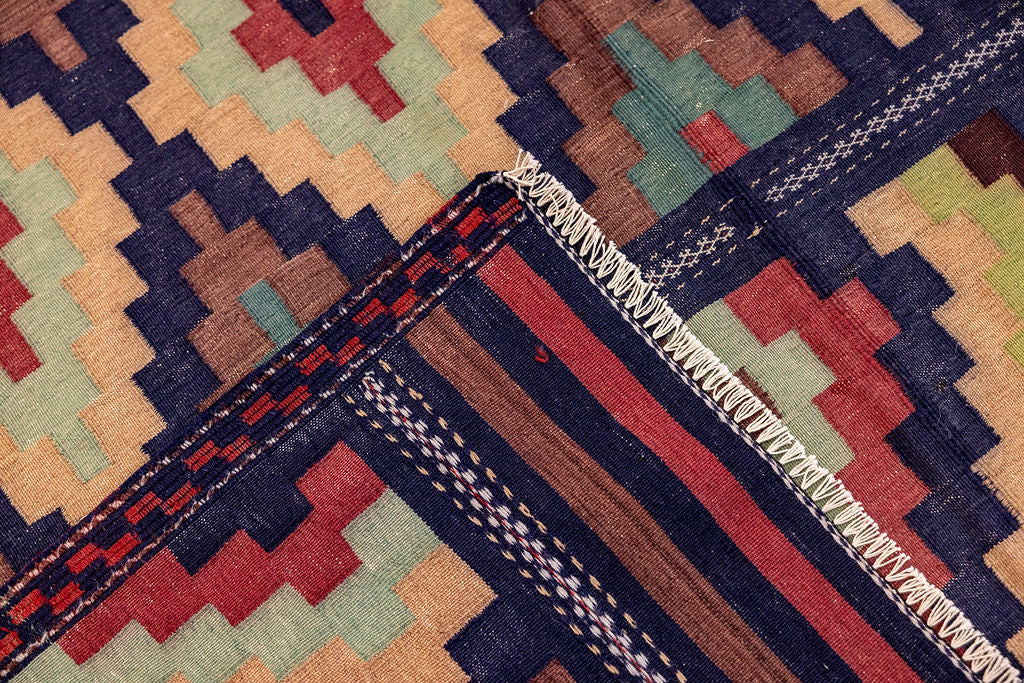 Multicolour Vintage Persian Wool Kilim 288cm x 185cm