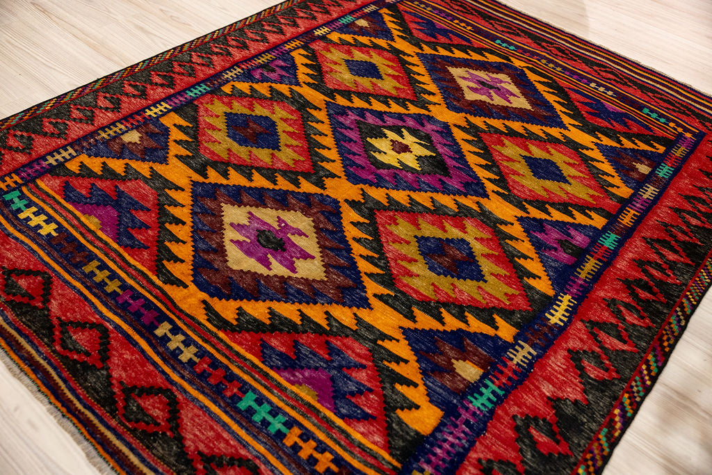 Vintage Persian Kilim 210cm x 162cm