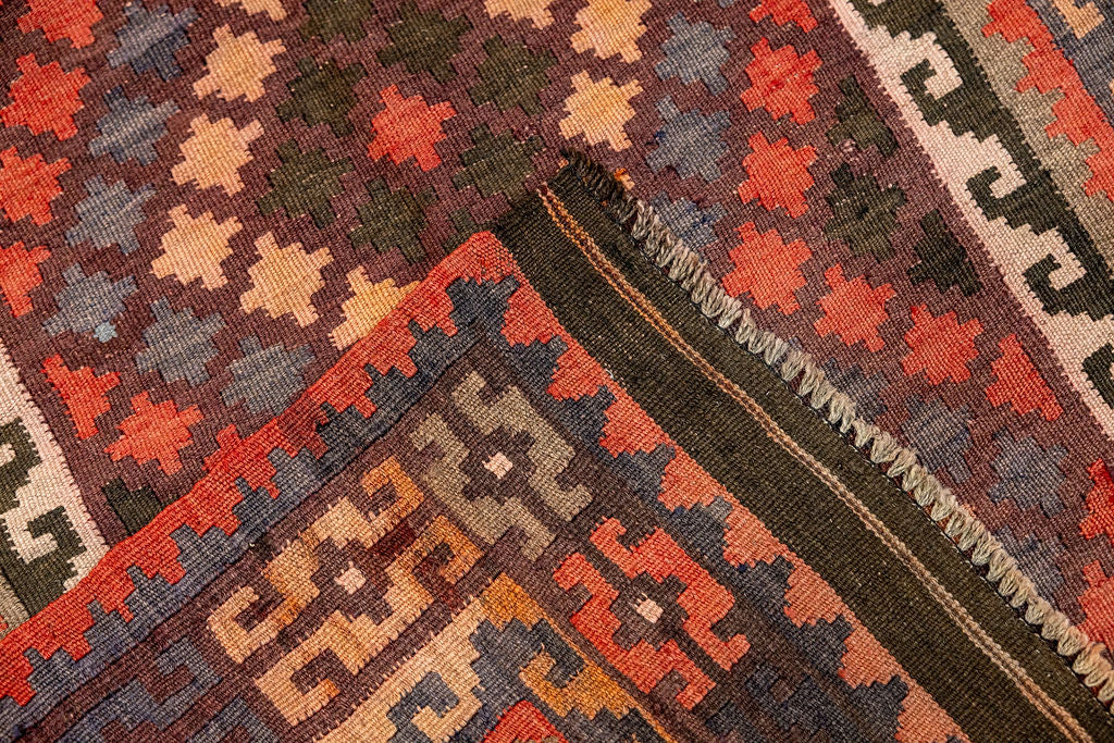 Vintage Persian Wool Kilim 190cm x 105cm