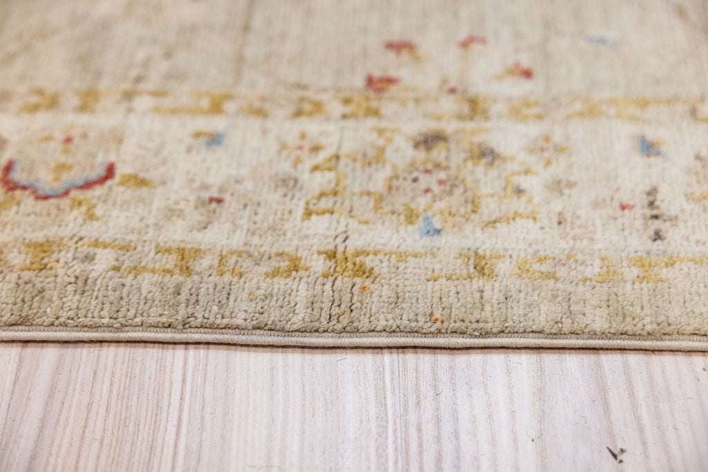 Muted Afghan Chobi Wool Runner 330cm x 82cm