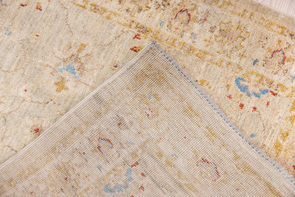 Muted Afghan Chobi Wool Runner 330cm x 82cm