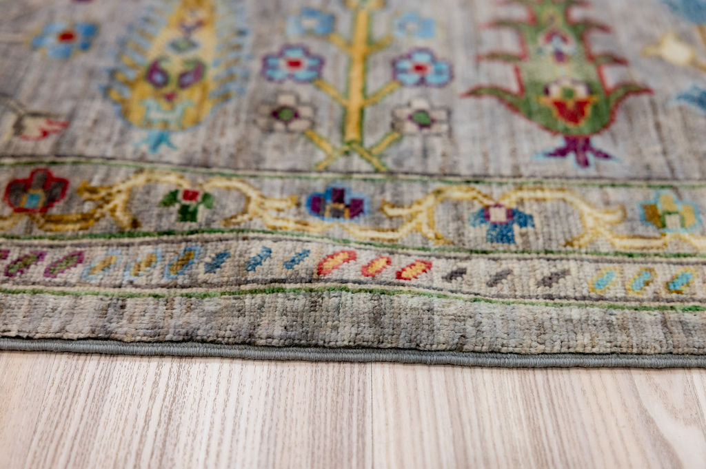 Light Grey Afghan Sultani Chobi Wool Rug 316cm x 249cm