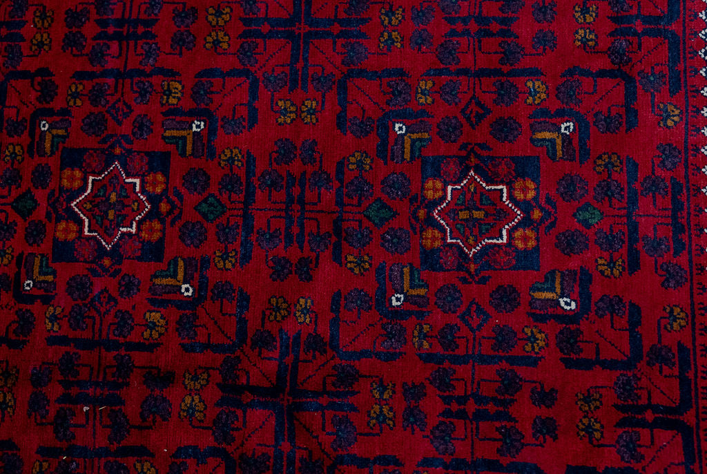 Red Fine Afghan Kundus Wool Rug 338cm x 250cm
