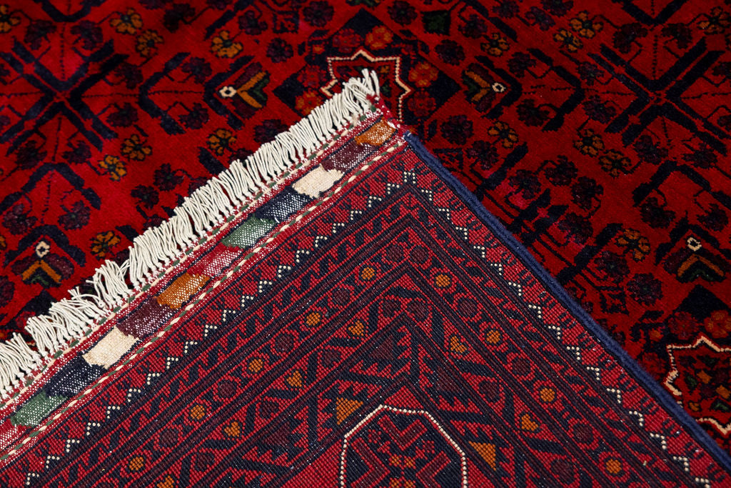 Red Fine Afghan Kundus Wool Rug 338cm x 250cm