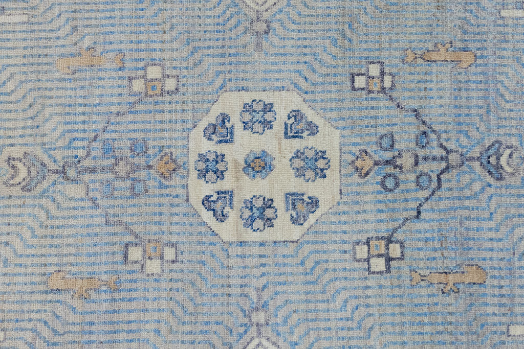 Blue Afghan Chobi Wool Rug 190cm x 122cm