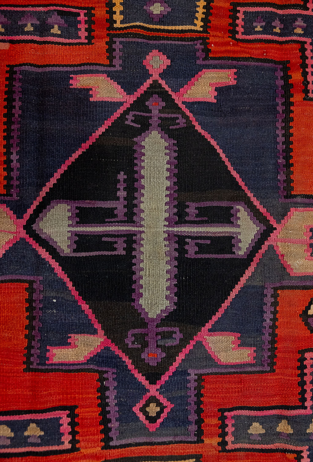 Vintage c1980's Turkish Wool Kilim 298cm x 158cm