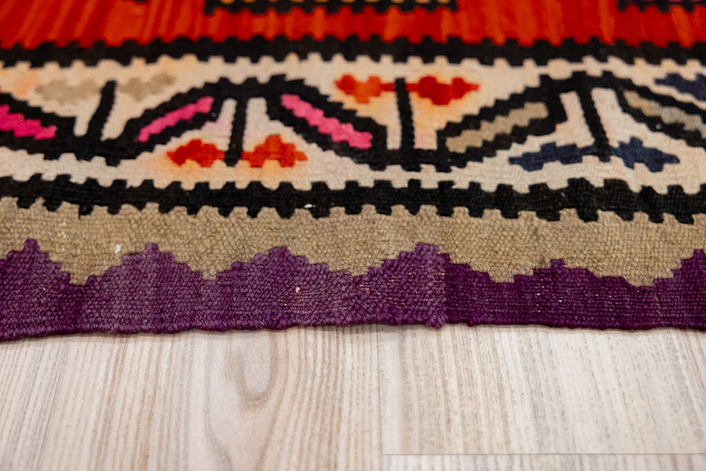 Vintage c1980's Turkish Wool Kilim 298cm x 158cm