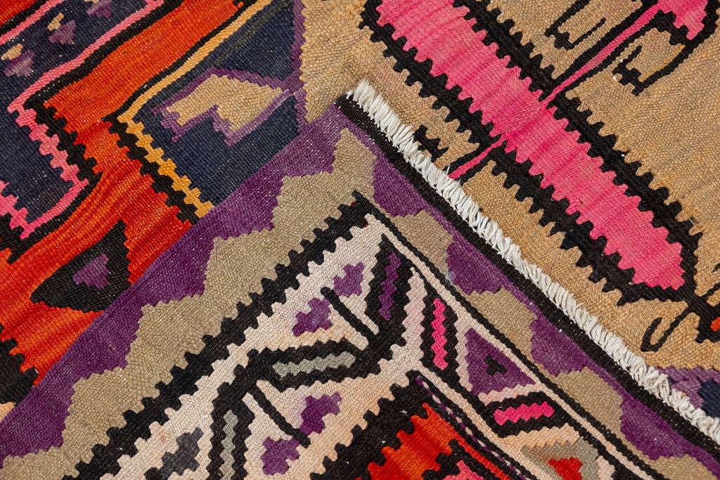 Vintage c1980's Turkish Wool Kilim 298cm x 158cm