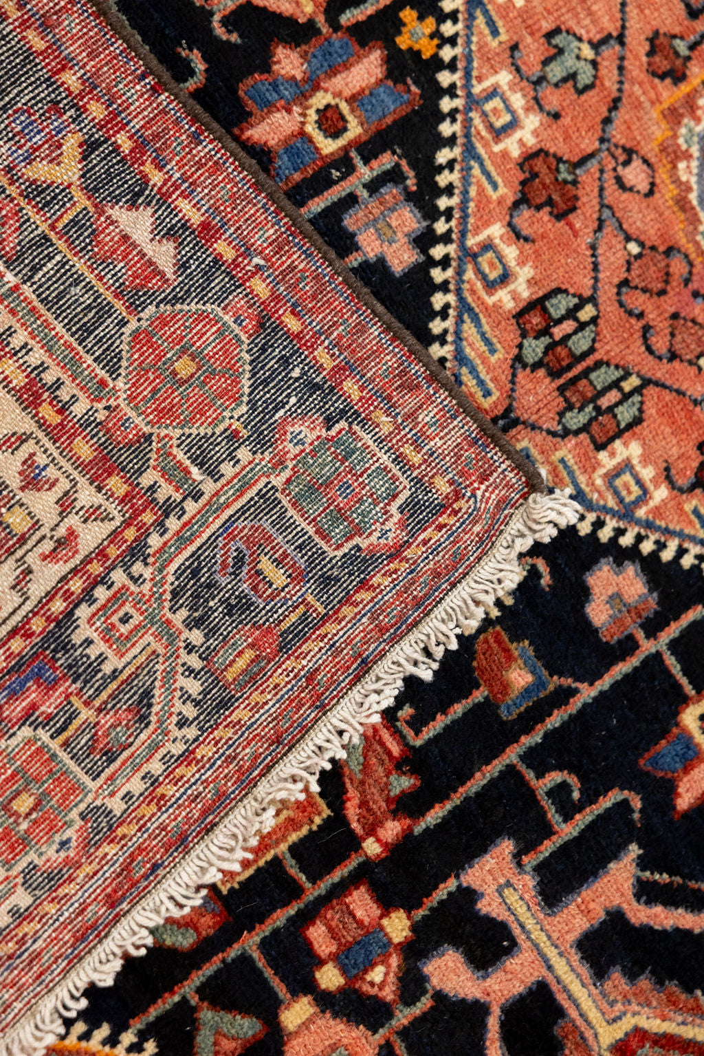 Vintage c.1970's Persian Hamadan Wool Rug 200cm x 116cm