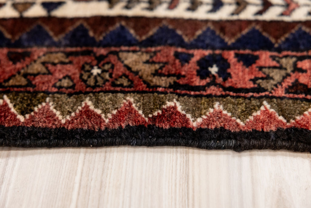 Vintage Persian Hamadan Wool Runner 298cm x 109cm