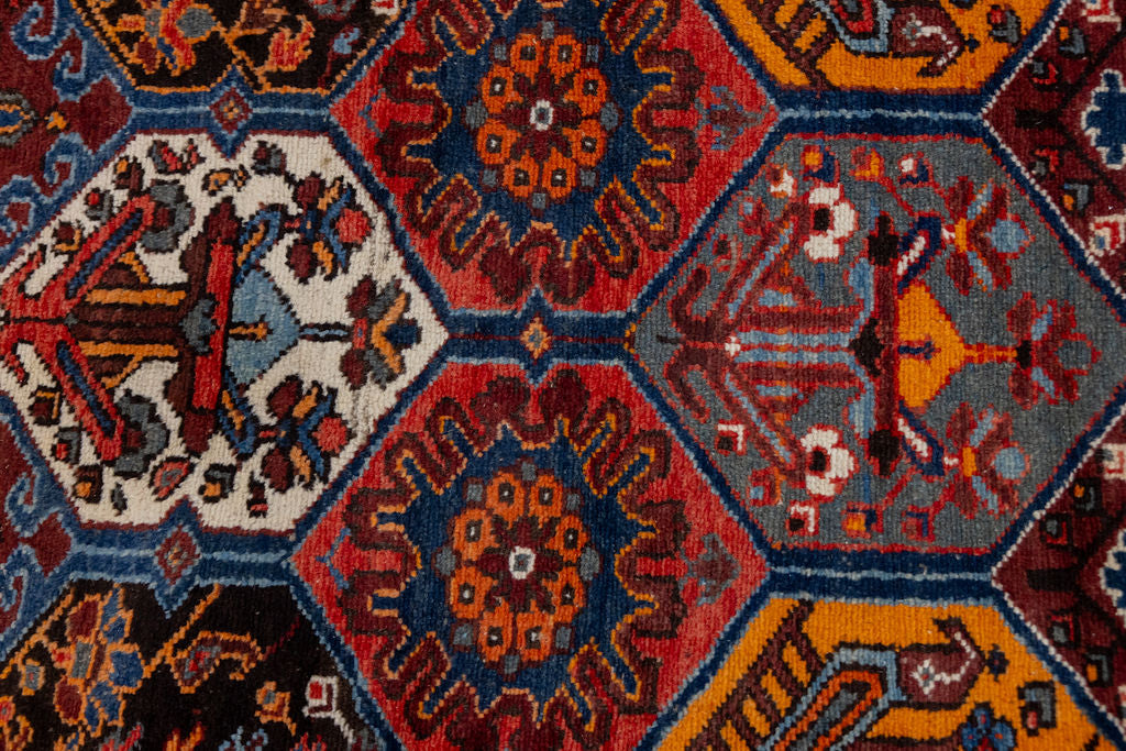 Vintage Persian Hamadan Wool Runner 287cm x 118cm