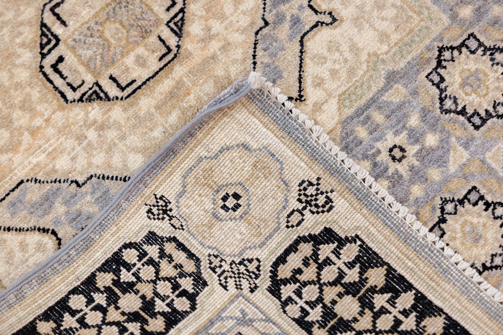 Muted Mamluk Afghan Chobi Wool Rug 154cm x 102cm