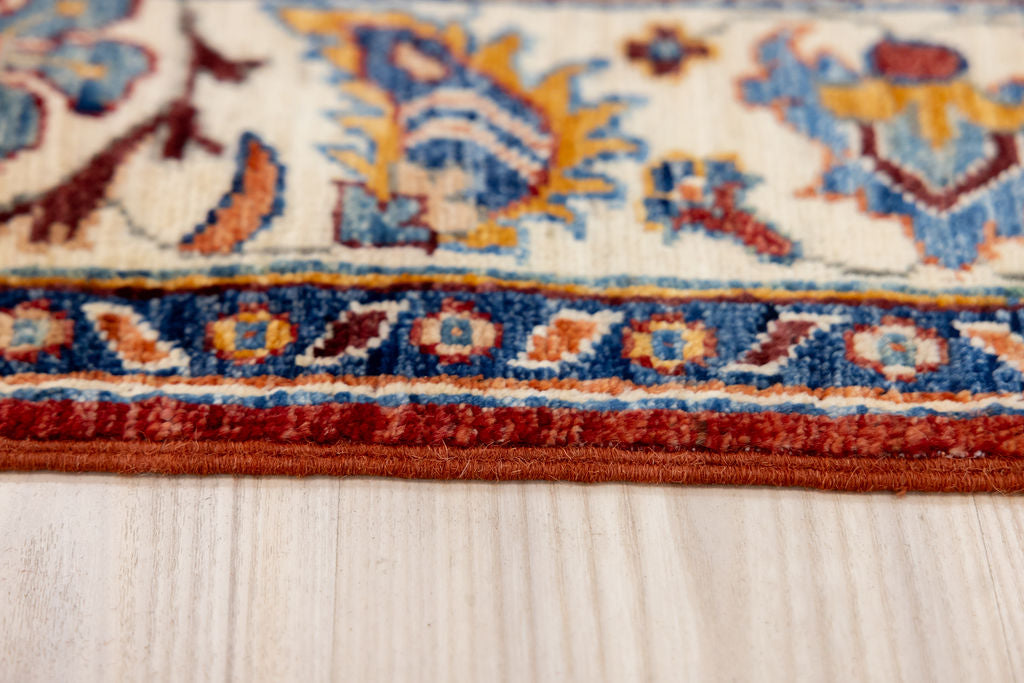 Red Afghan Chobi Wool Rug 169cm x 95cm