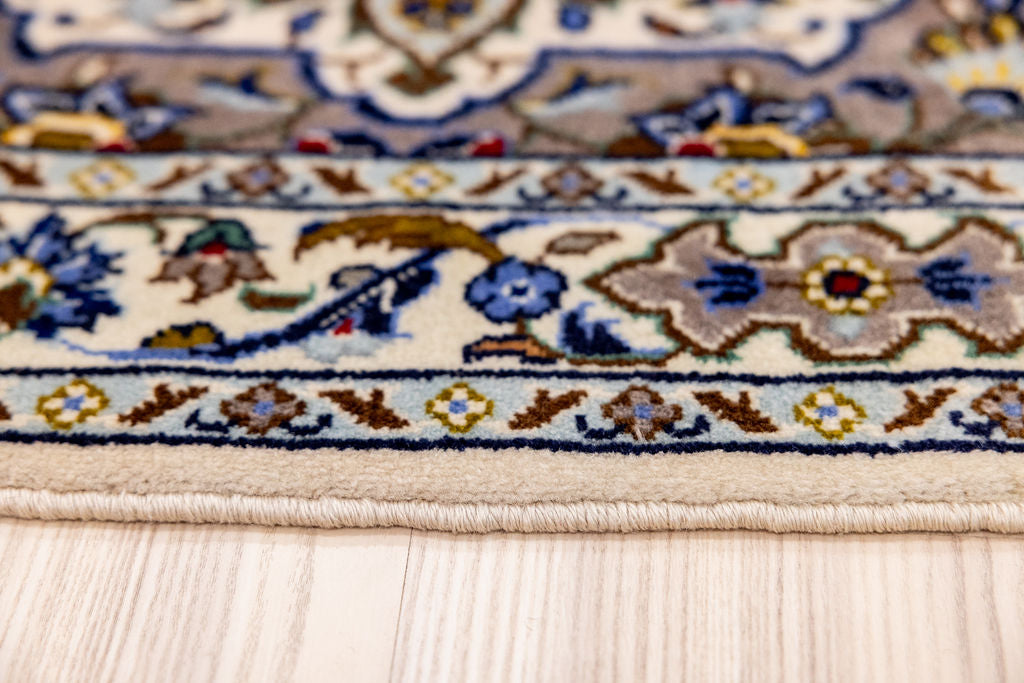 XL Cream Fine Persian Kashan Wool Rug 420cm x 300cm