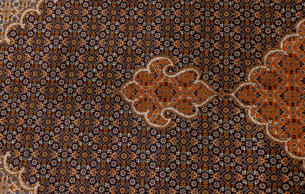 Fine Persian Tabriz Silk n Wool Rug 298cm x 200cm