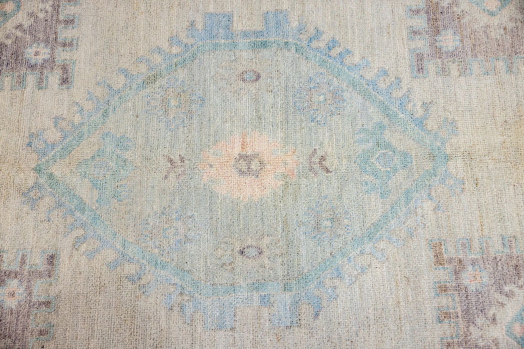 Muted Afghan Chobi Wool Rug 205cm x 149cm