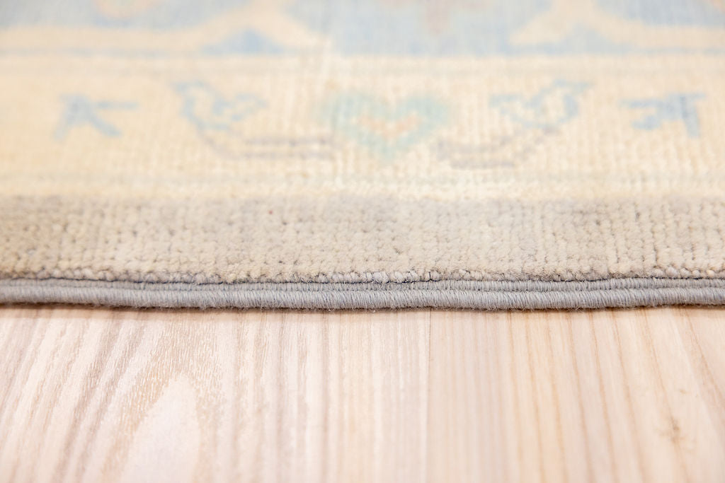 Muted Brown Afghan Chobi Wool Rug 297cm x 204cm