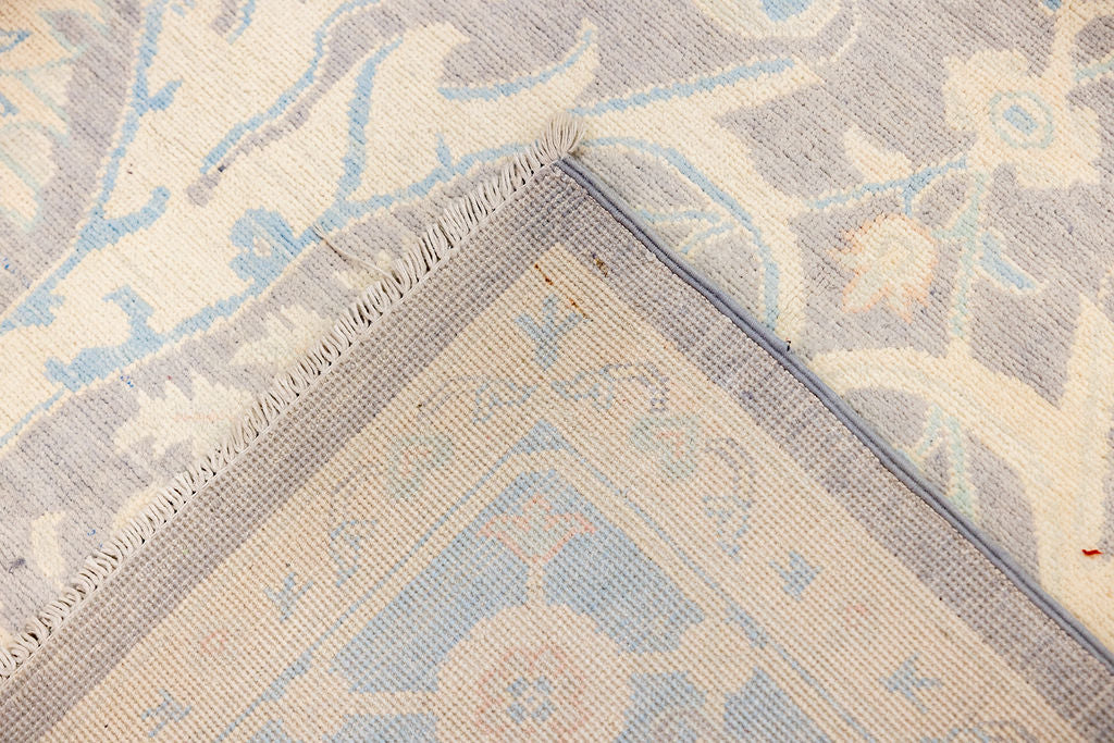 Muted Brown Afghan Chobi Wool Rug 297cm x 204cm