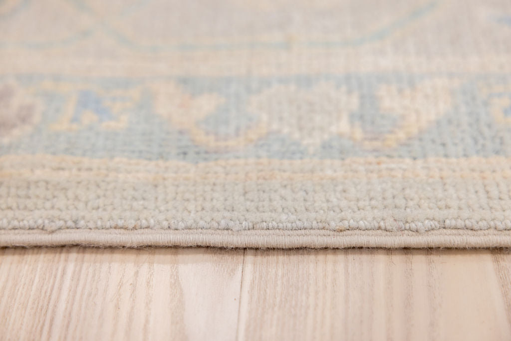 Grey Blue Afghan Chobi Wool Rug 362cm x 278cm