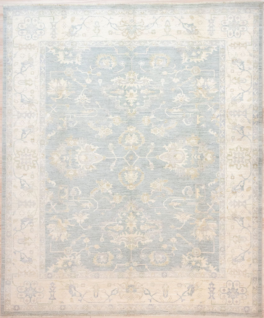Fine Muted Afghan Chobi Wool Rug 292cm x 248cm