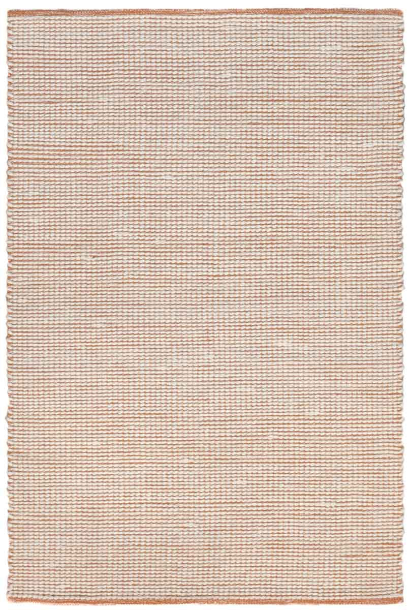 Bring a burst of energy to your home with the Lucia Terracotta and Ivory Handknotted Flatwoven Wool Rug

• Handwoven from 100% wool with a warm-toned terracotta and ivory design

• Adds a lively yet balanced vibe to any space