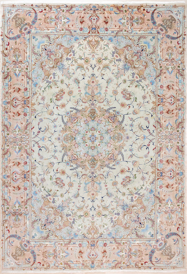 

Natural Wool and Silk Pile on Wool Base