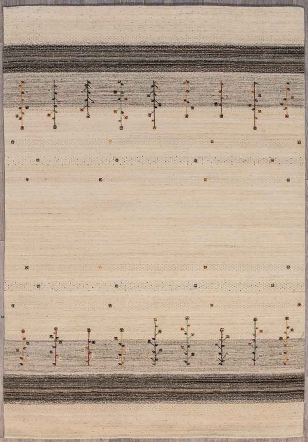 Authentic Handloomed Meshal Gabbeh Wool Rug could suit MCM

Thick Pile Gabbeh Rug gives a soft comfort feel, suitable for all internal areas
Light tones will open up a space&nbsp;
Durable and Wear Resistant Suitable for High Traffic Areas