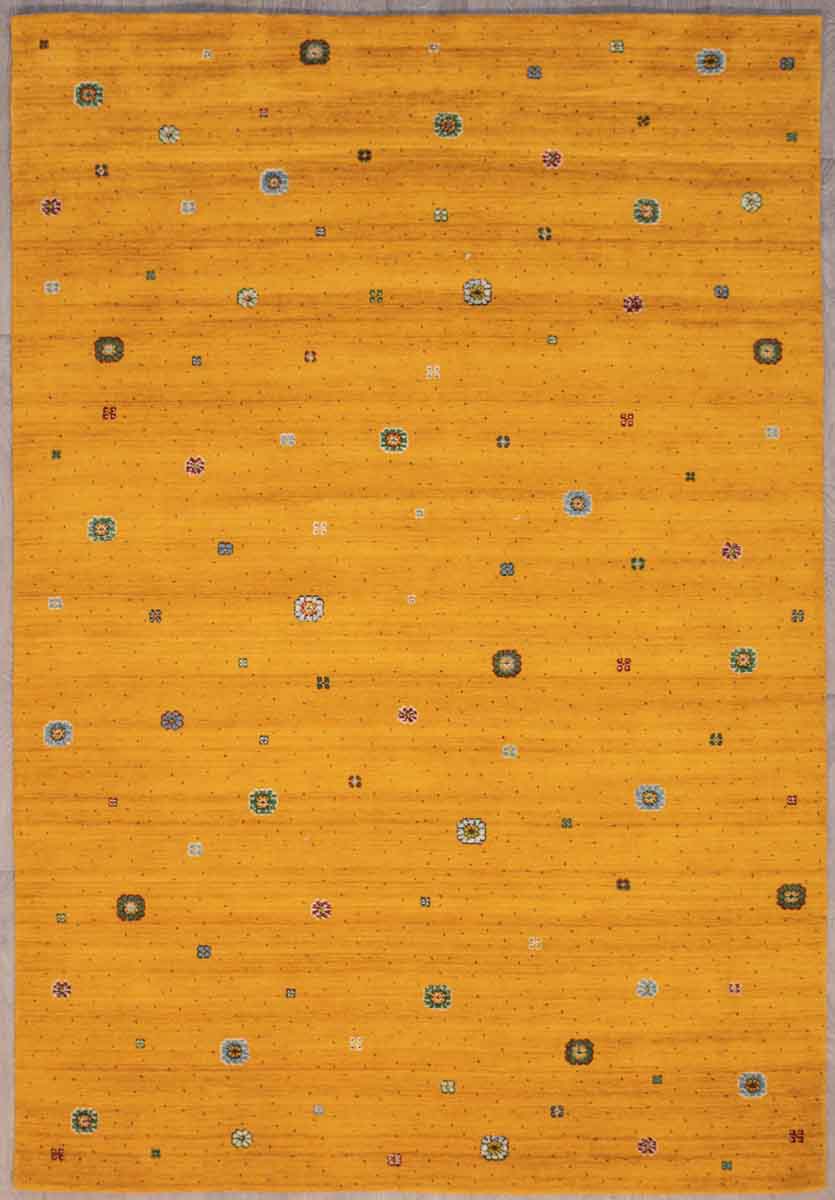 Authentic Handloomed Persian Gabbeh Wool Rug suit MCM or contemporary interior

Thick Pile Gabbeh Rug gives a soft comfortable feel, suitable for all internal areas
Mustard Orange tones will lighten up a room with colour and character
Durable and Wear Resistant Suitable for High Traffic Areas
Handmade by the local artisans in Central Asia&nbsp;