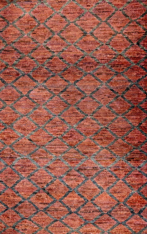 Authentic Hand Knotted Pink Afghan Modern Chobi Wool Rug 170cm x 112cm suits many nooks in your home.
Garden Trellis style design with all colours made from harmonious natural vegetable dyes
Heart warming pink based natural dyed rug&nbsp; brings warmth, comfort and peace to your home. Suits both Modern Contemporary,Traditional, or.rural settings.