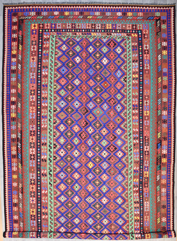 Very Fine XXL Multicolour Persian Wool Kilim 508cm x 290cm