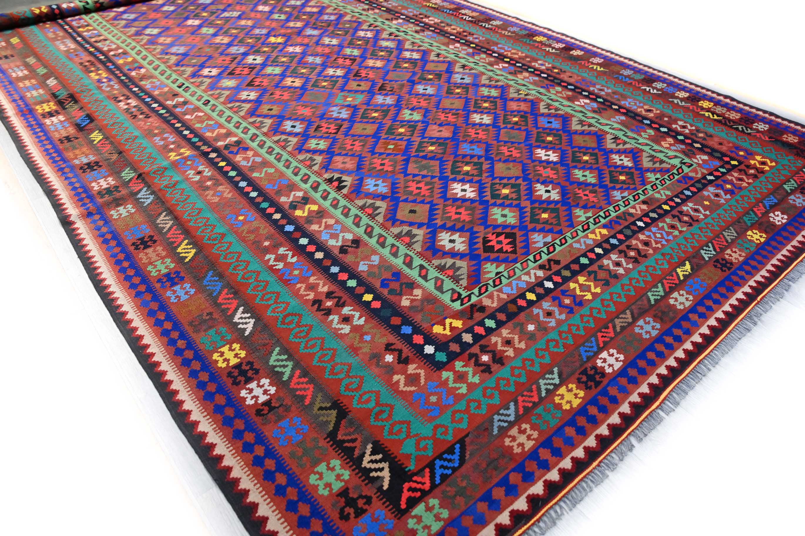 Very Fine XXL Multicolour Persian Wool Kilim 508cm x 290cm