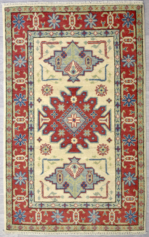 Kazak Afghan Rug (80w x 127h)