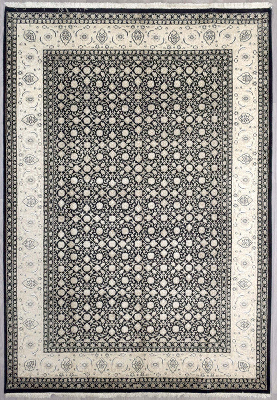 Fine Silk and Wool Herati Jaipur (168w x 240h)
