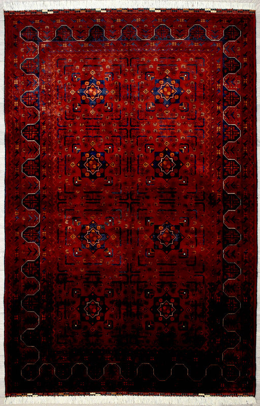 Fine Afghan Belgic Rug (121w x 180h)