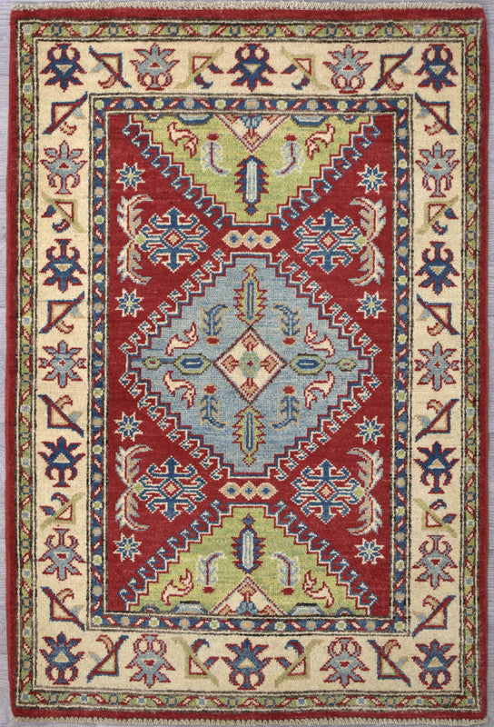 Kazak Afghan Rug (84w x 121h)