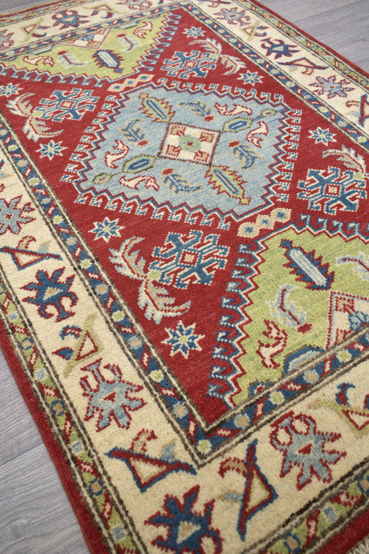 Kazak Afghan Rug (84w x 121h)