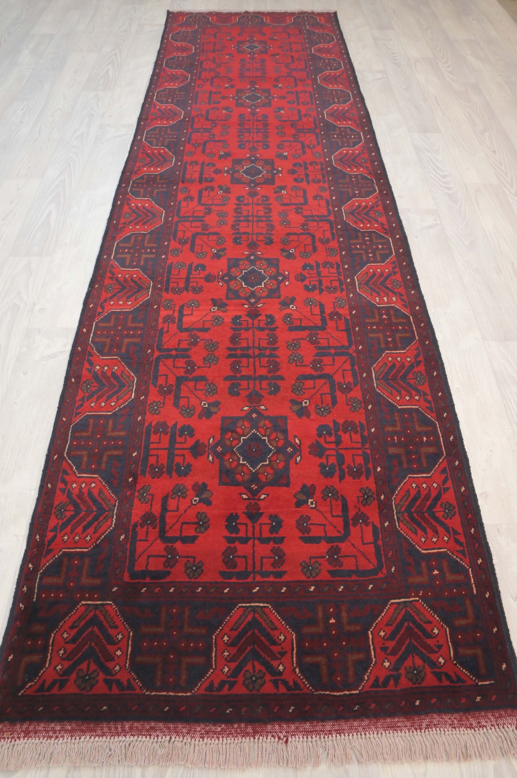 Classic Afghan Khal Runner (84w x 297h)