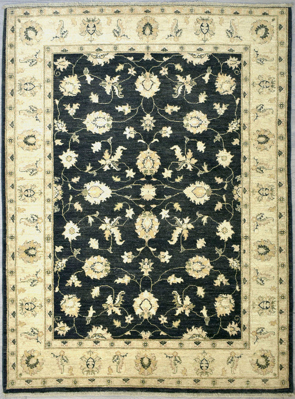 Black and cream Veg Dye Chobi Rug (150w x 200h) Guaranteed Original Handknotted Rug woven in Central Asia
Made with durable afghan wool.
Having a light and dark aspect is a trademark of Handmade Rugs
Wear Resistant Suitable for High Traffic Areas