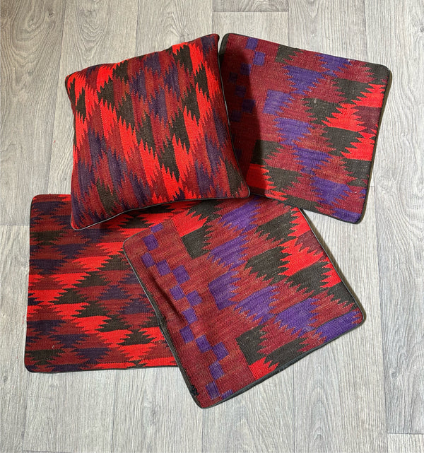 Collection of 4 pieces - Persian Kilim Cushions
